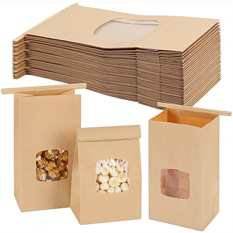 Food Snacks For School - Bolsas de panadería de 10 Uds.,