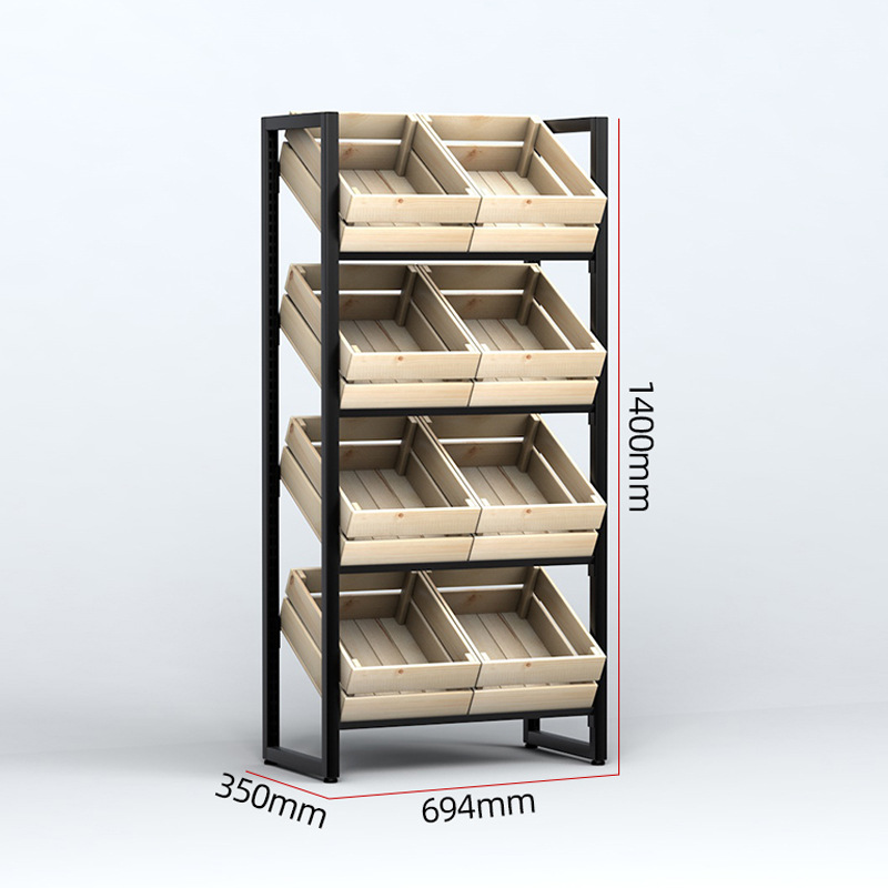 Food Snacks To Buy - Estante de madera maciza para tienda