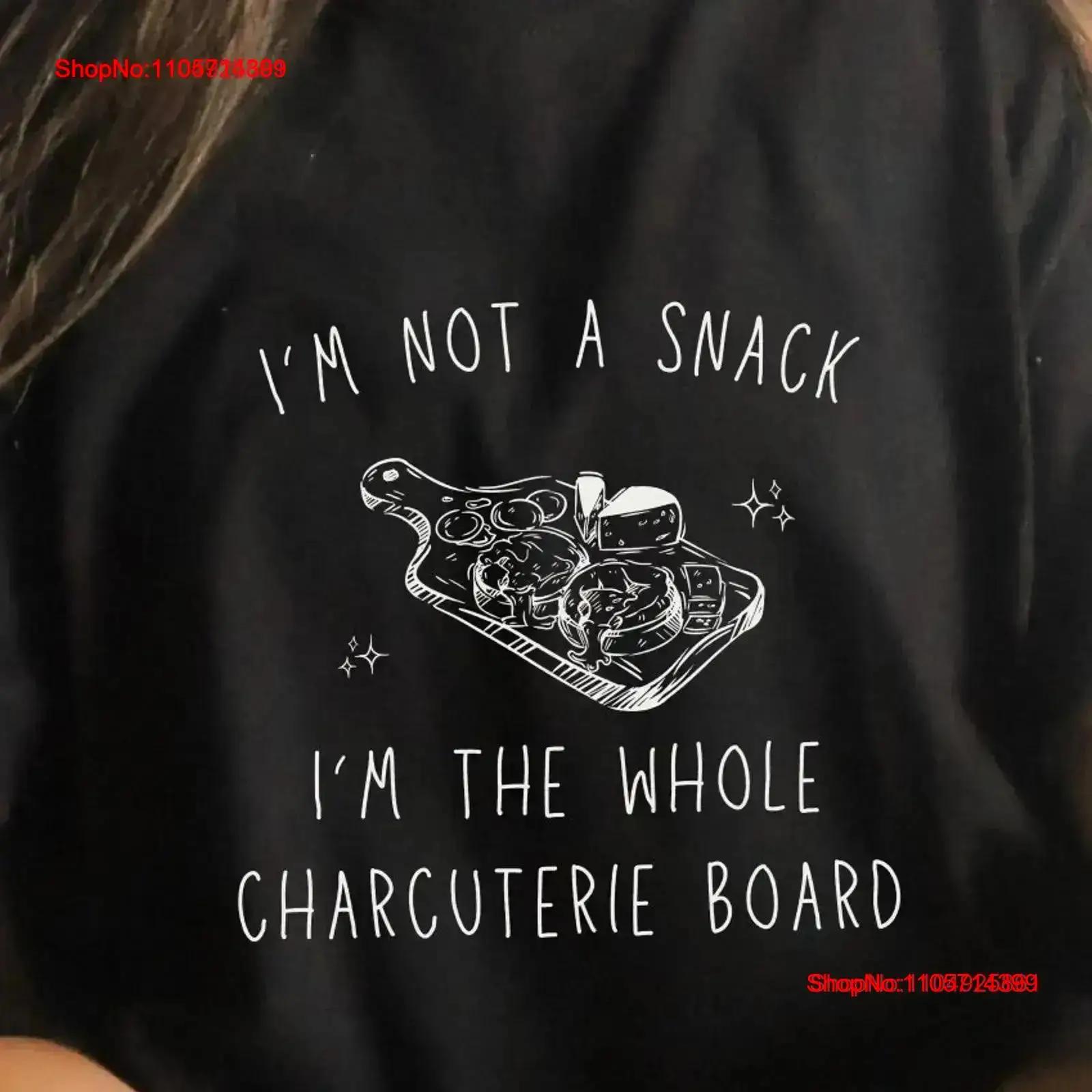 Foody Snacks - Camiseta de charcutería para chica, amante