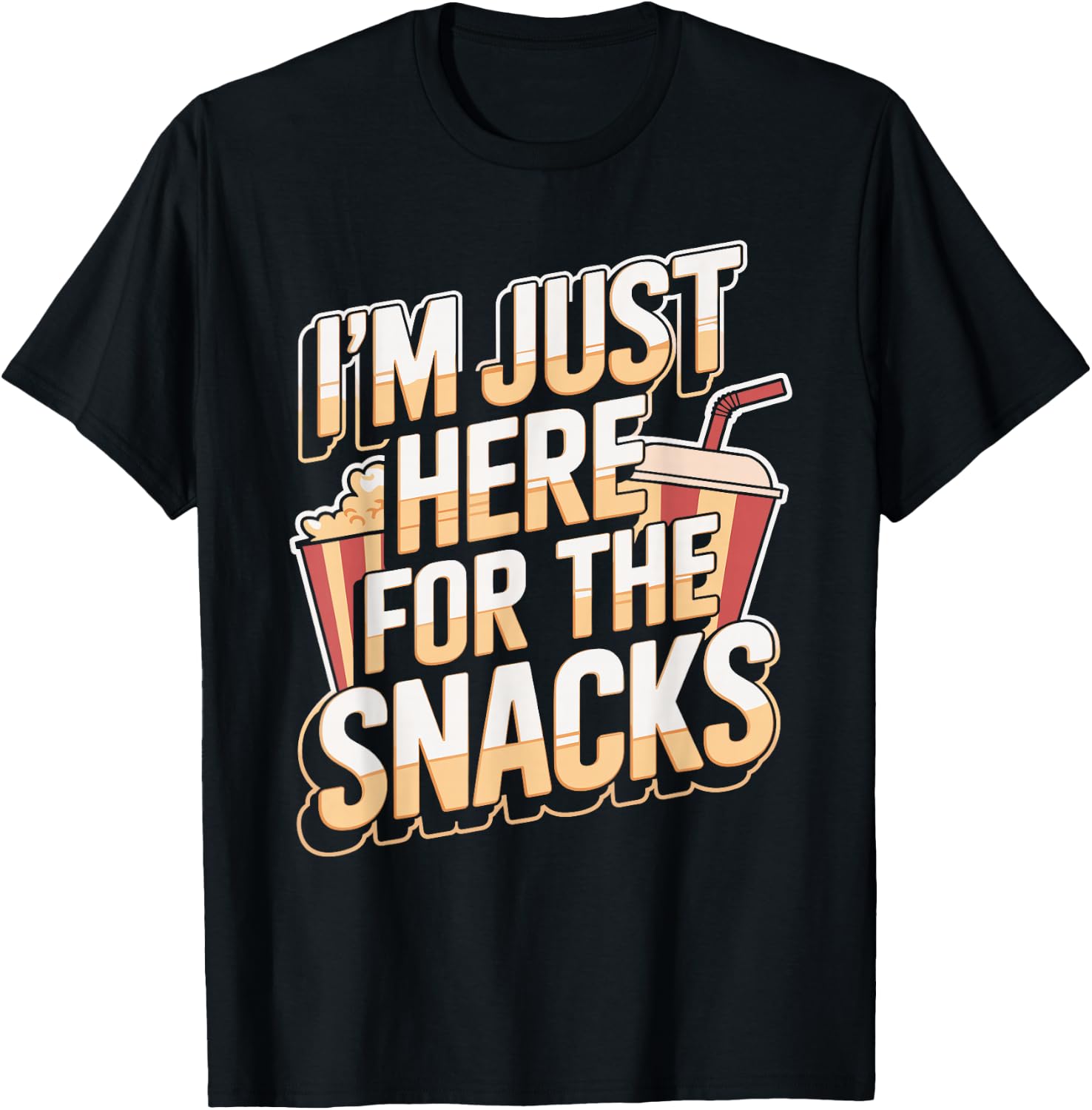 Foody Snacks - Camiseta Foodie Fun: Solo estoy aquí