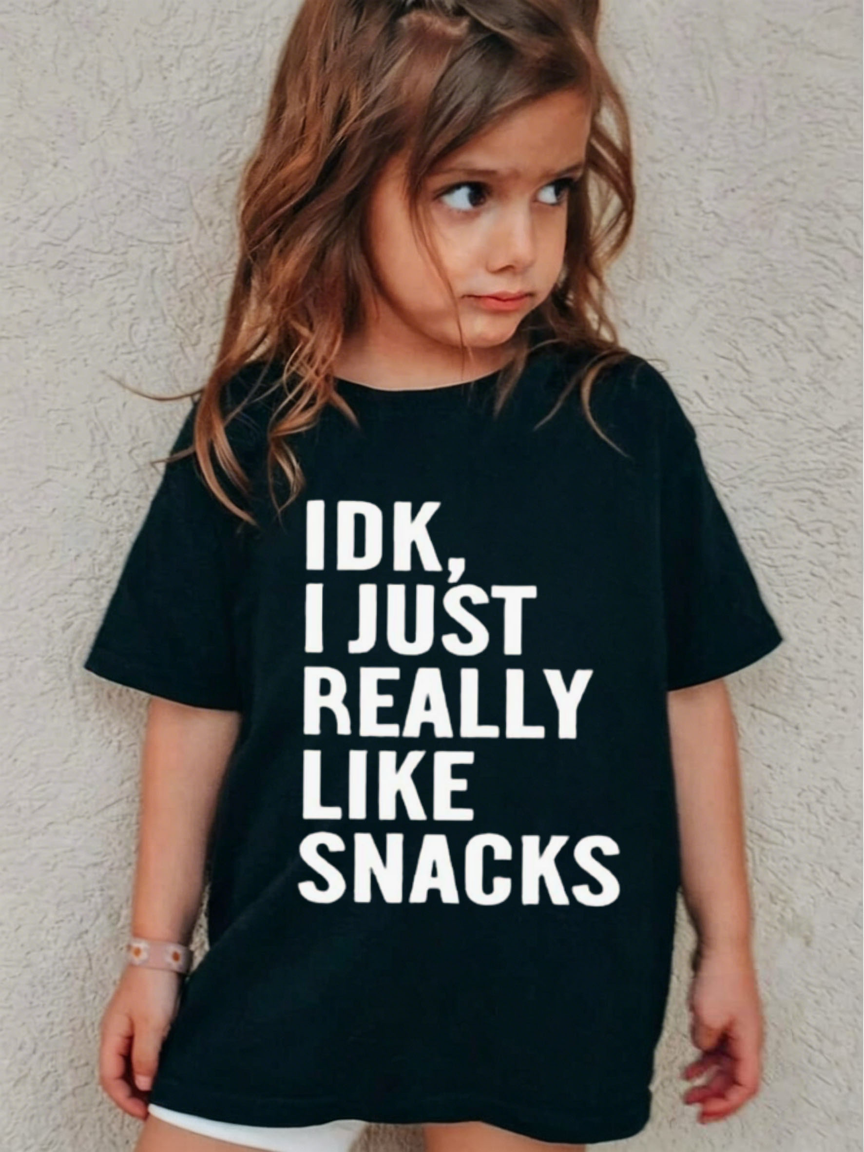 Foody Snacks - Camiseta de manga corta para niñas