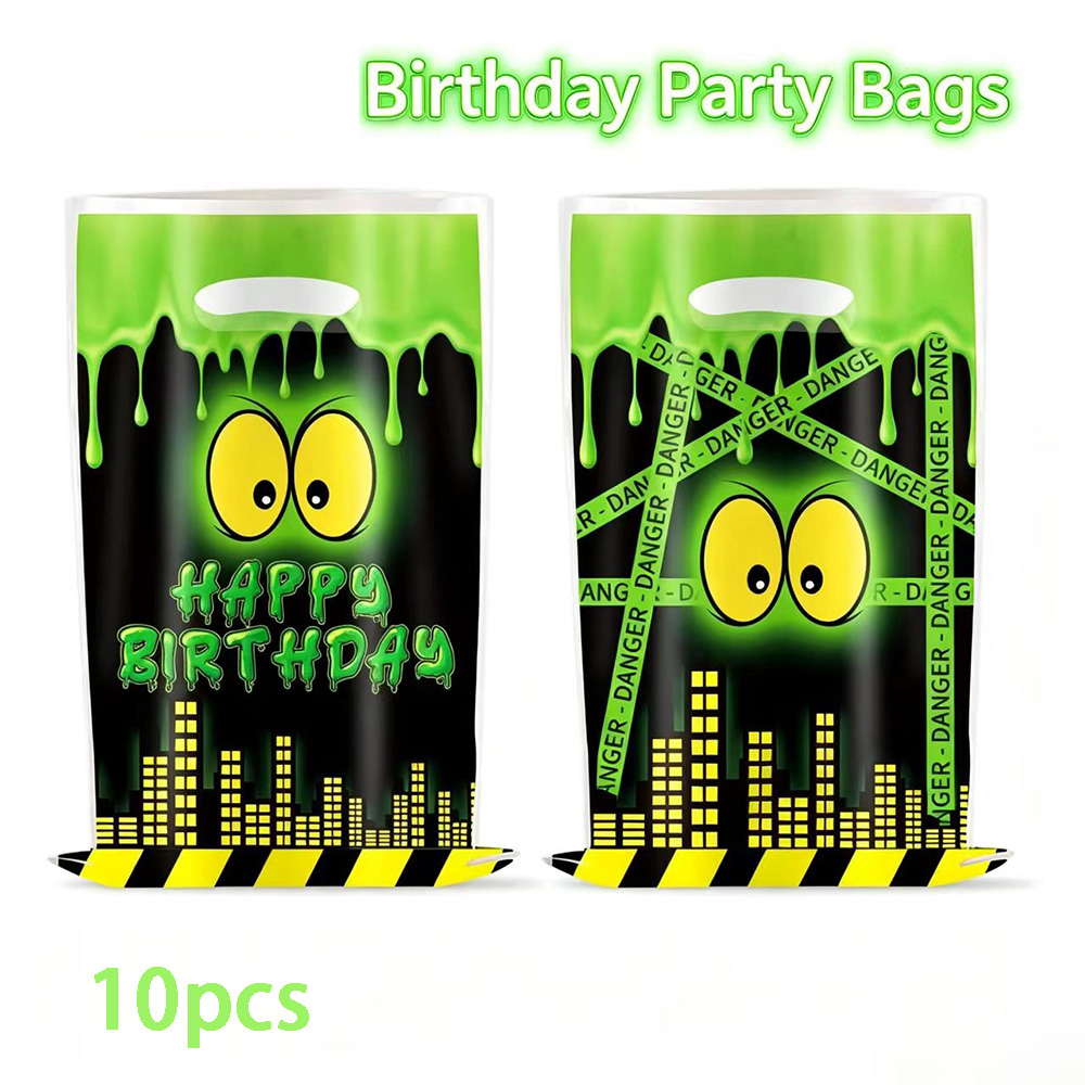Food City Snacks - Bolsas de Regalo de Plástico con