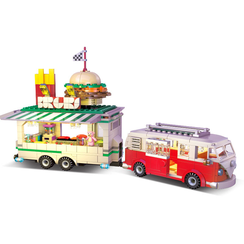 Food City Snacks - Bloques de Construcción Creativos con Diseño