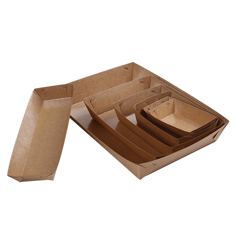 Food Snacks For School - Caja de papel Kraft desechable para