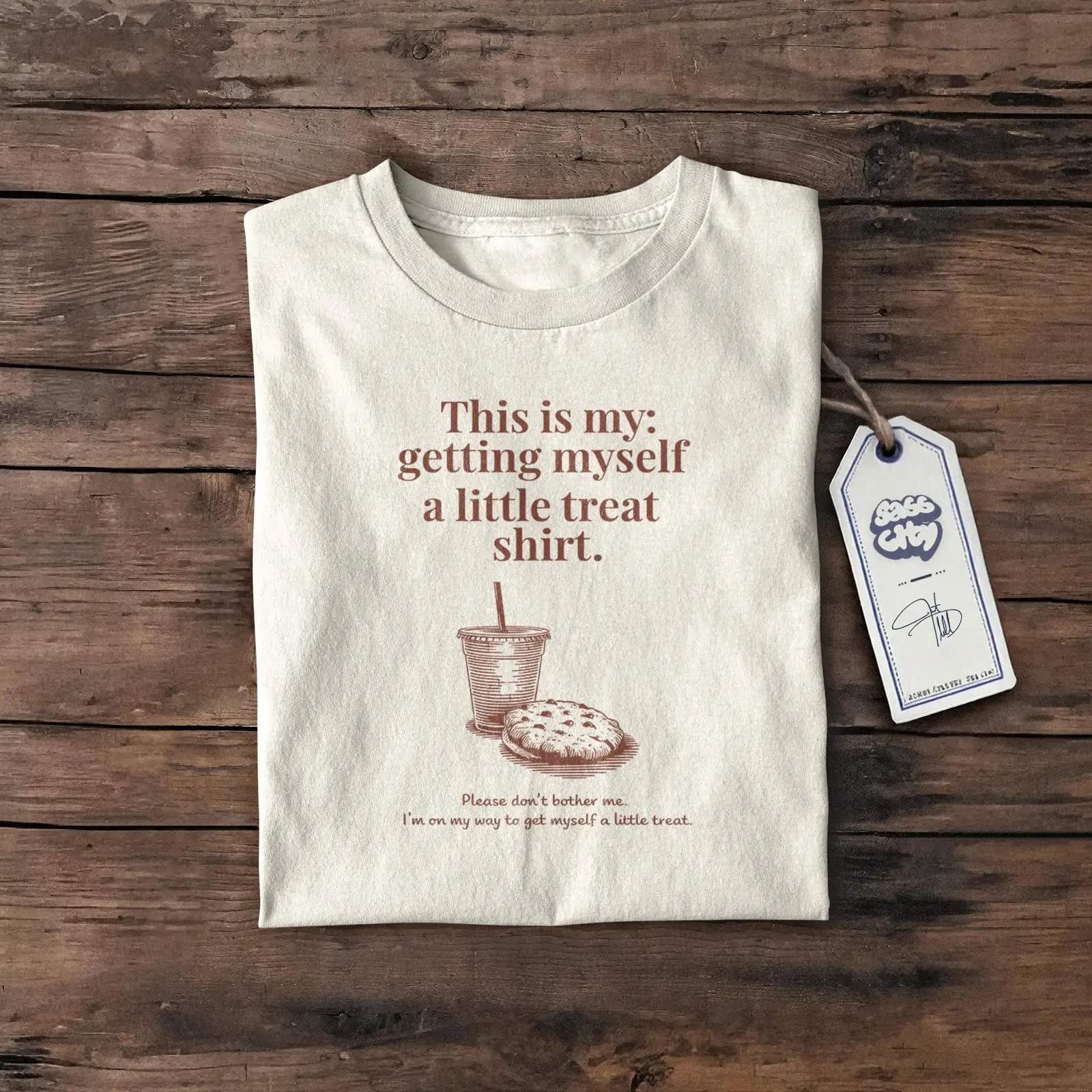 Foody Snacks - Camiseta Foodie TreaT con estampado gráfico