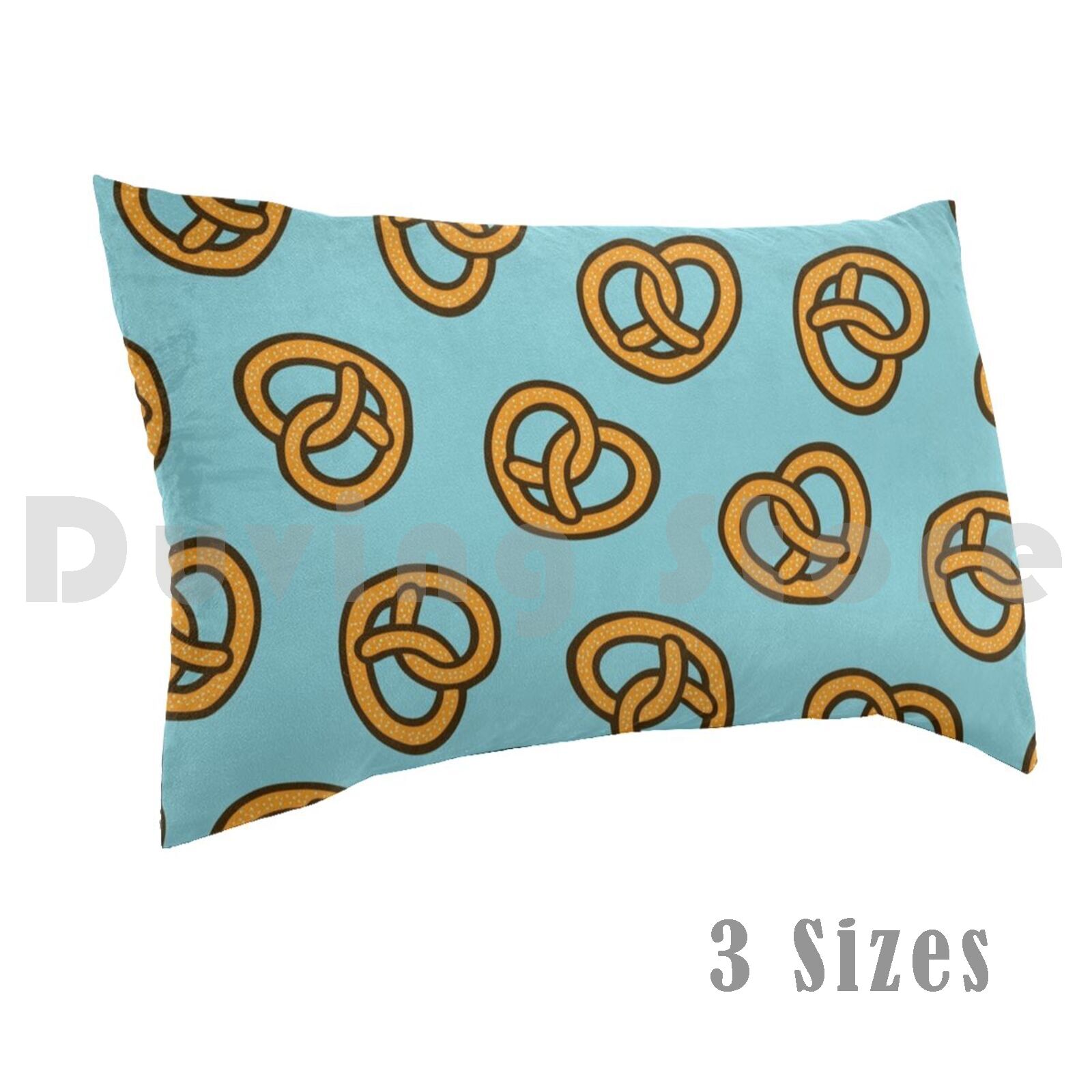Foody Snacks - Funda de almohada con patrón I