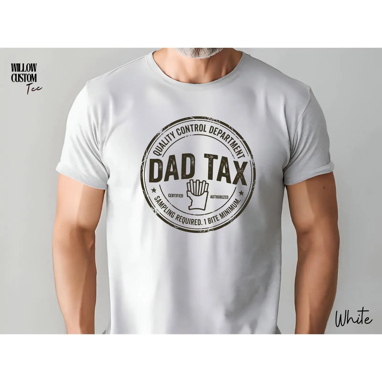 Foody Snacks - Camiseta Dad Tax, divertida, sárdica, para