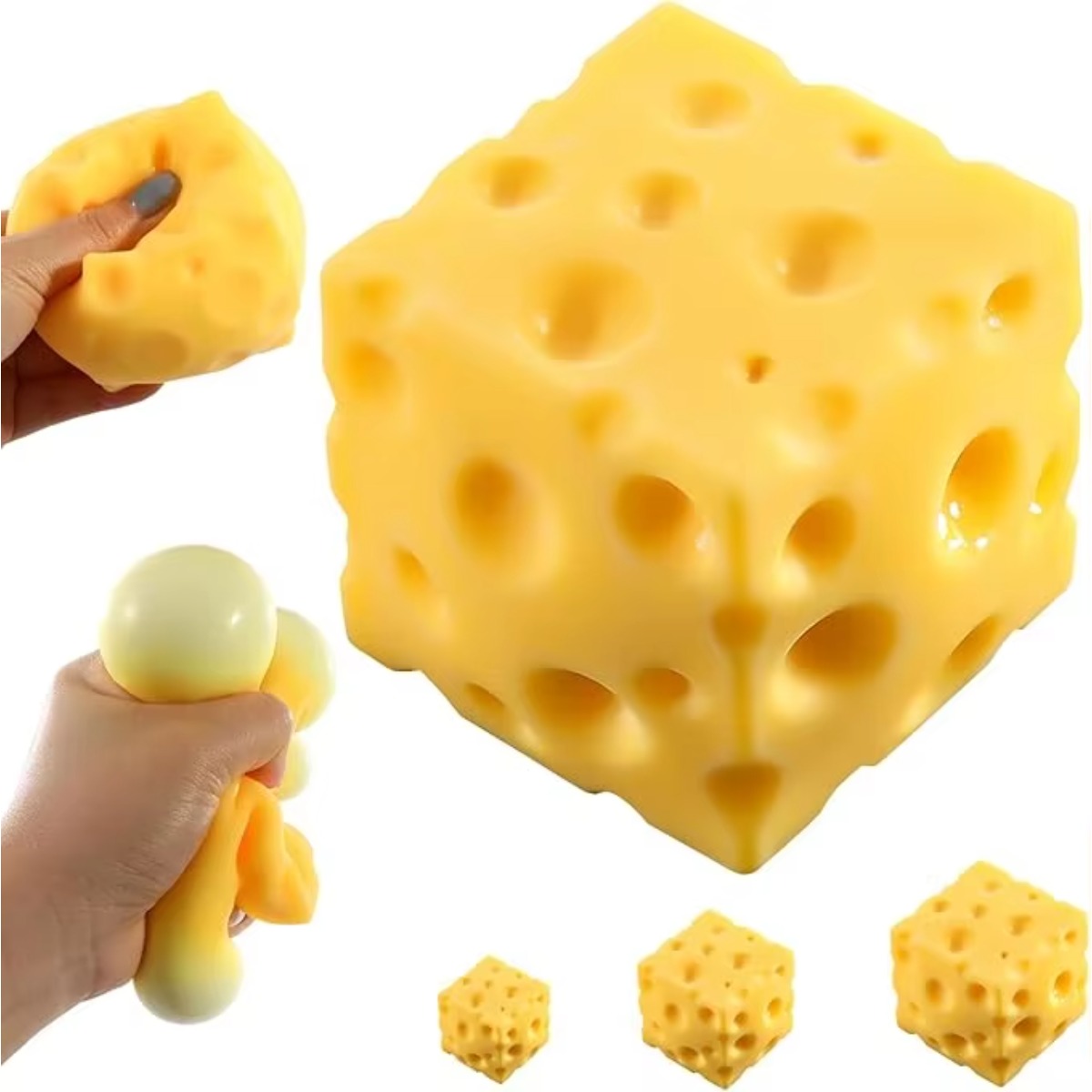 Food & Snacks Coloring Book Bold & Easy Pdf - Pelota Antiestrés de Queso, Juguete Sensorial