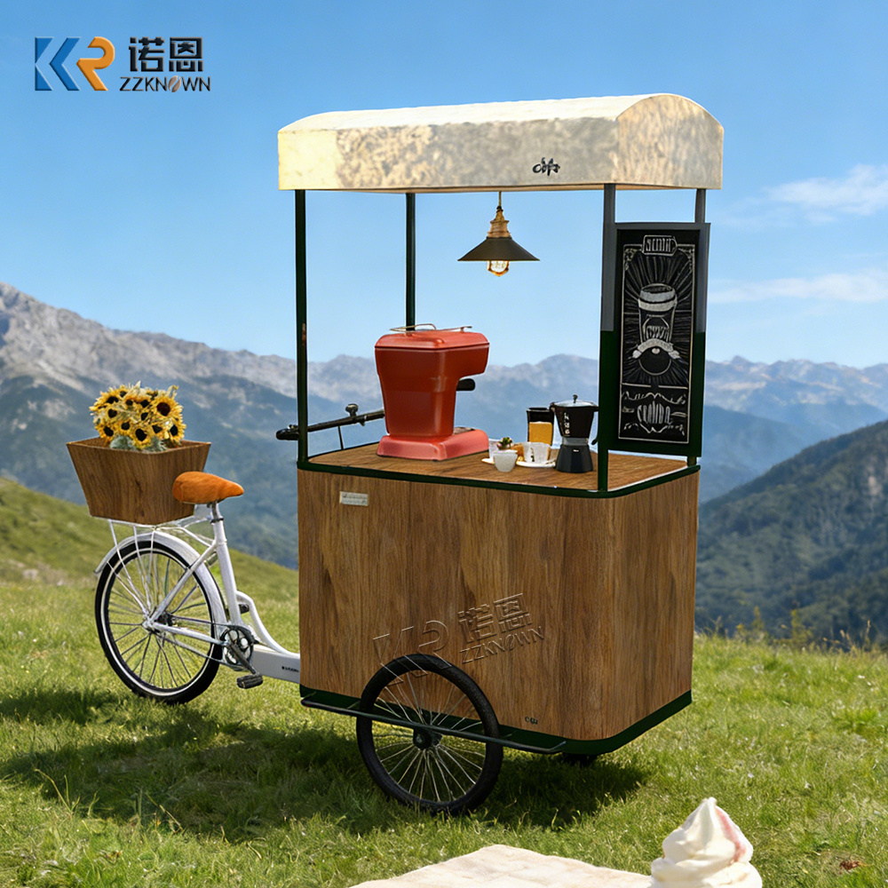 Food City Snacks - Carrito de Comida Portátil Moderno de