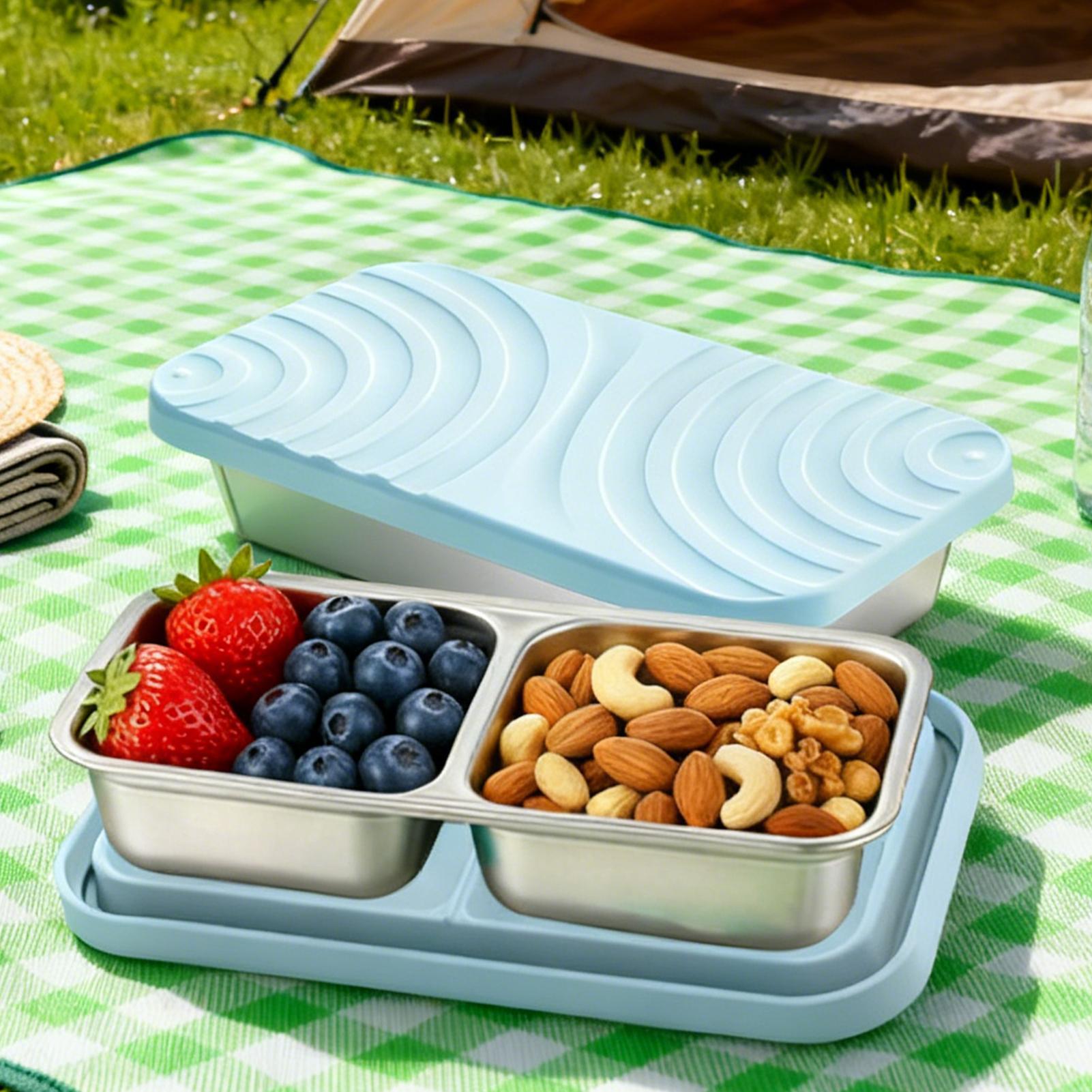 Contenedores de acero inoxidab - Food Snacks For School reseña y precio
