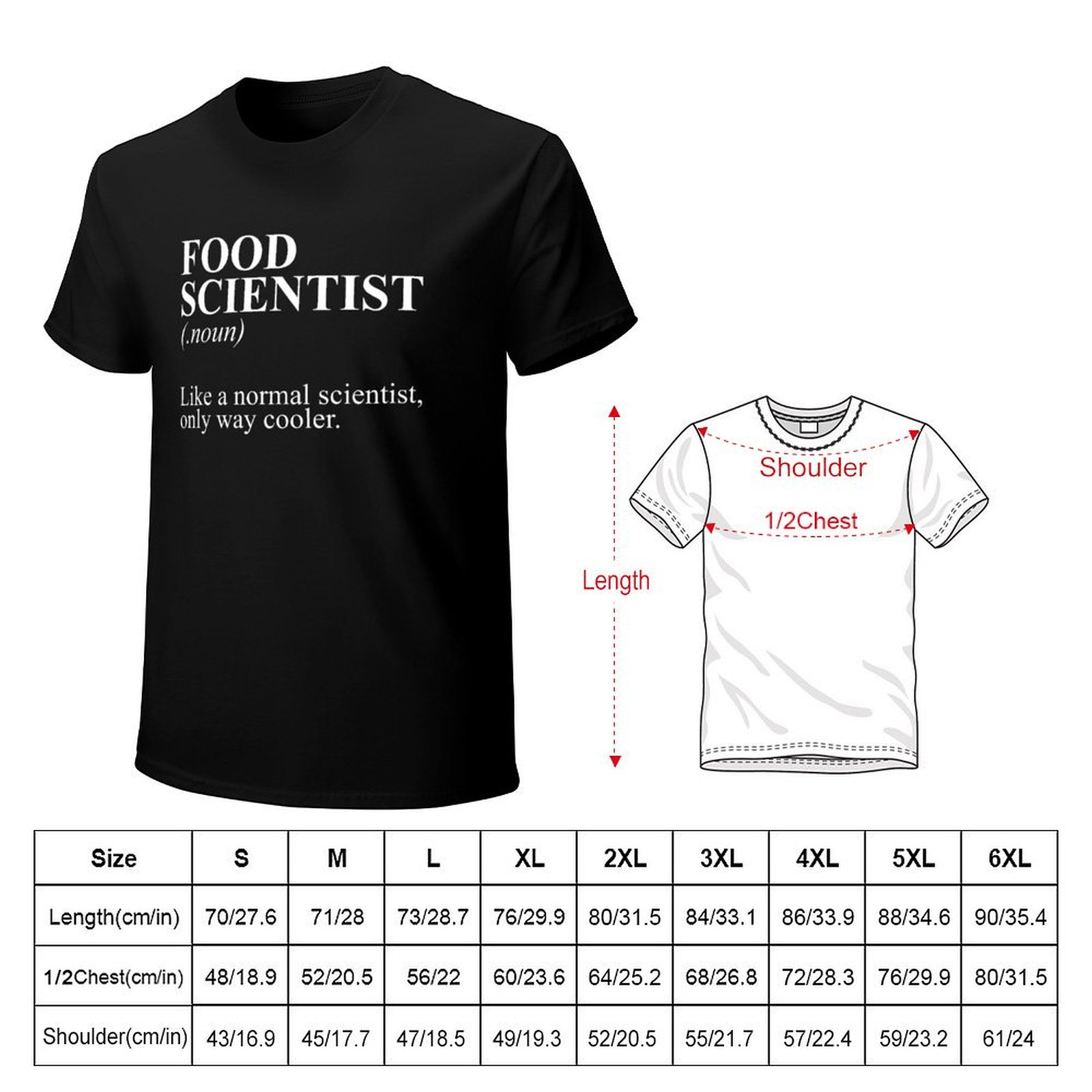 Camiseta divertida de científi - Foody Snacks reseña y precio