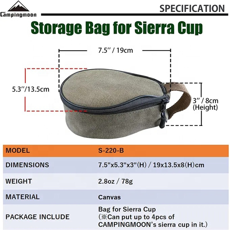 CAMPINGMOON S220-B Mini bolso  - Food Snacks Delivery reseña y precio