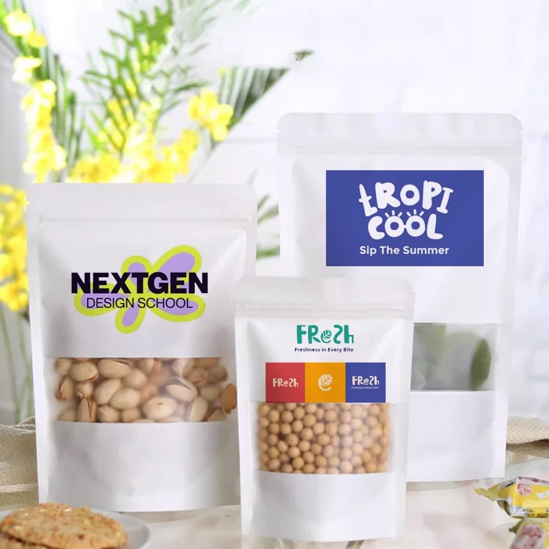 50 Bolsas de Papel Kraft con V - Food Snacks For School reseña y precio