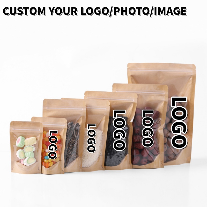 100 Bolsas de Papel Kraft con  - Food Snacks For Christmas reseña y precio