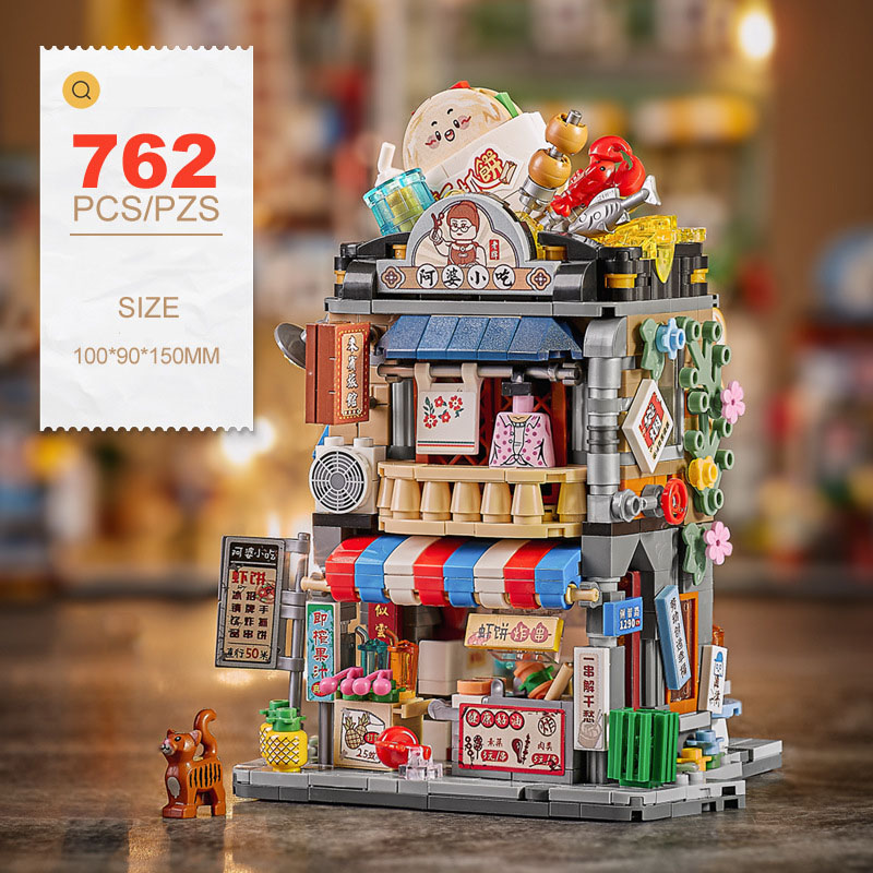 Mini Bloques de Construcción d - Food City Snacks reseña y precio