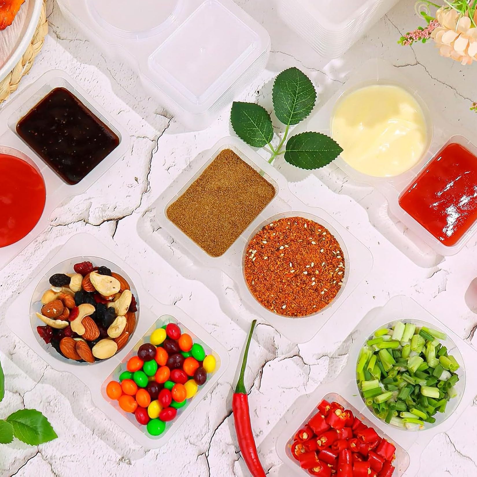 Contenedores de Plástico Trans - Food Snacks For Kids Party reseña y precio