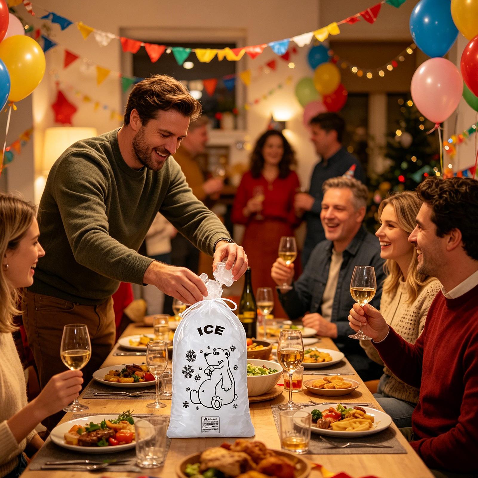 Bolsas para Hielo, 50 Unidades - Food Snacks Delivery reseña y precio