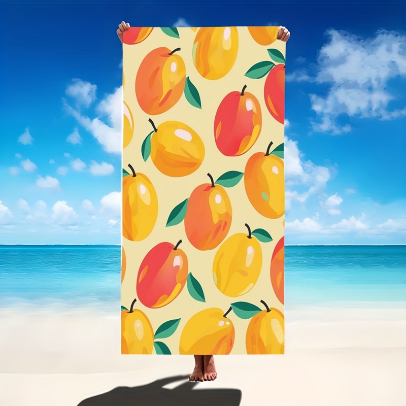 Toalla de playa con estampado  - Dried Mango Slice reseña y precio