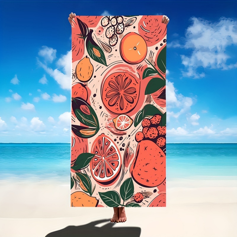 Toalla de playa con estampado  - Dried Mango Slice reseña y precio