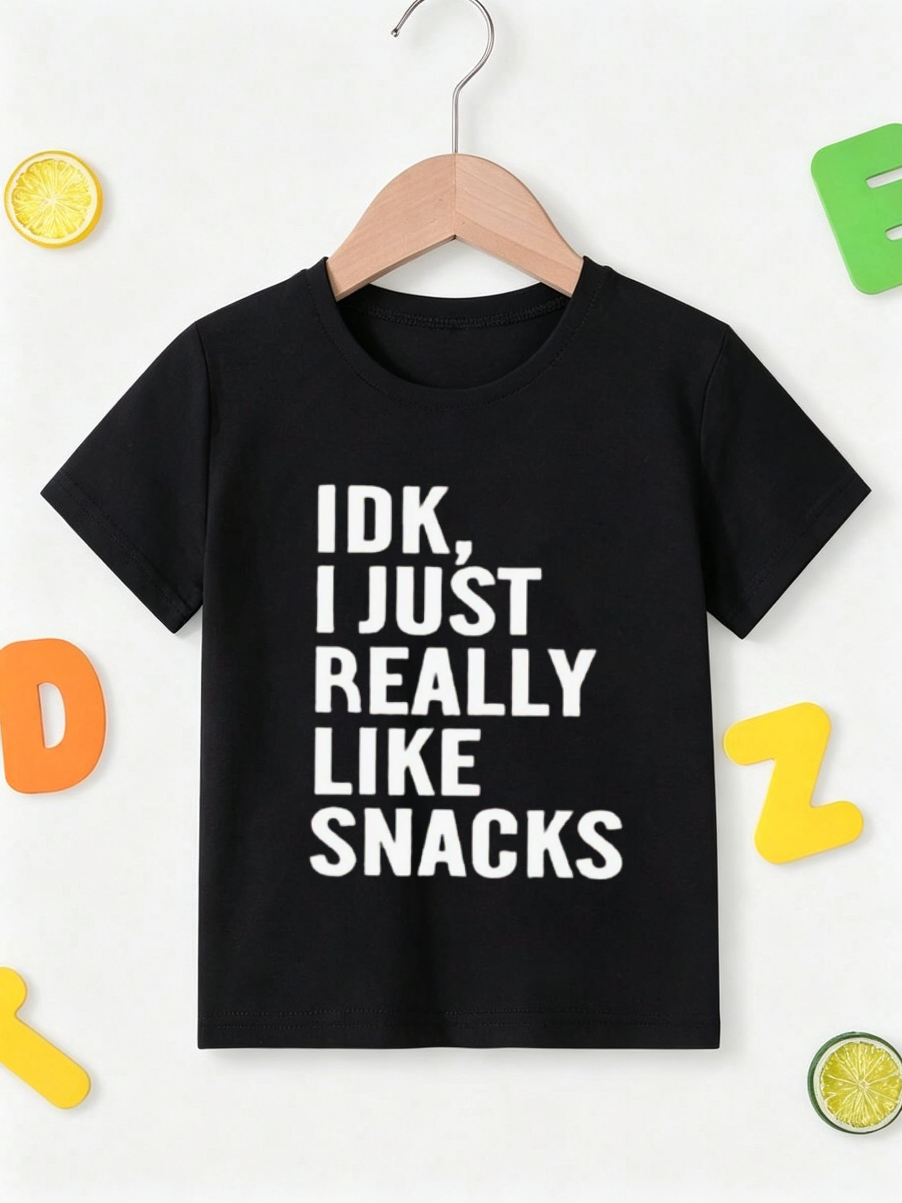 Camiseta de manga corta para n - Foody Snacks reseña y precio