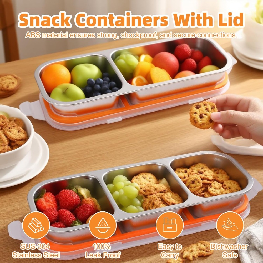 Recipientes para refrigerios d - Food Snacks For School reseña y precio