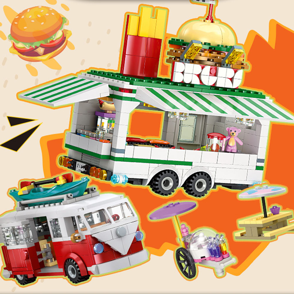 Bloques de Construcción Creati - Food City Snacks reseña y precio
