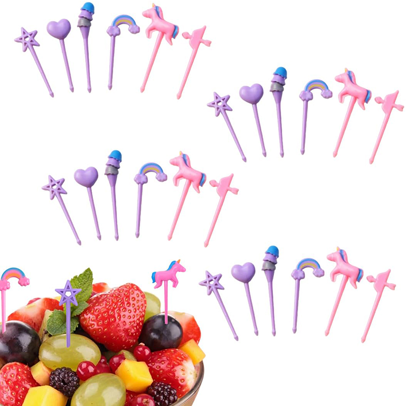 Tenedores de fruta para niños, - Food Snacks For Kids Party reseña y precio