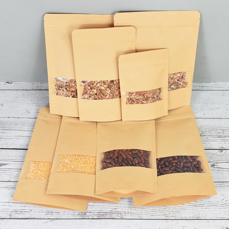 Bolsas de papel Kraft con cier - Food Snacks For School reseña y precio