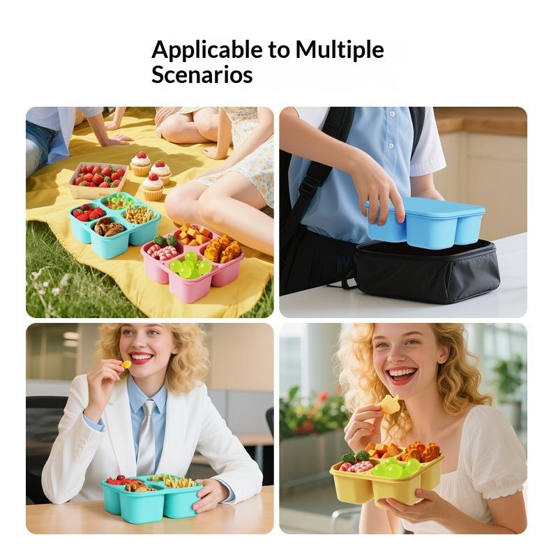 Lonchera de Silicona de Grado  - Food Snacks For School reseña y precio