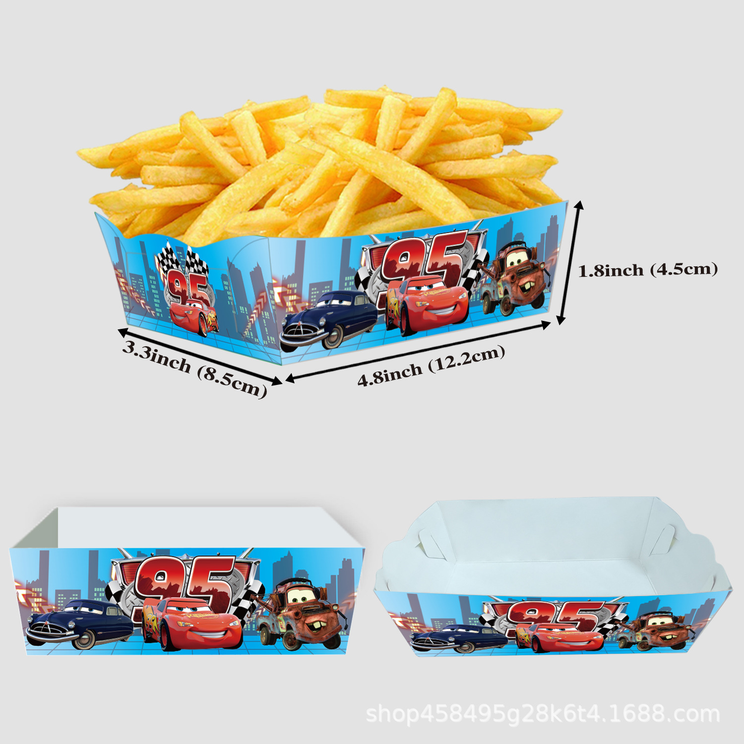 24 unids/set de bandejas de pa - Food Snacks For Kids Party reseña y precio
