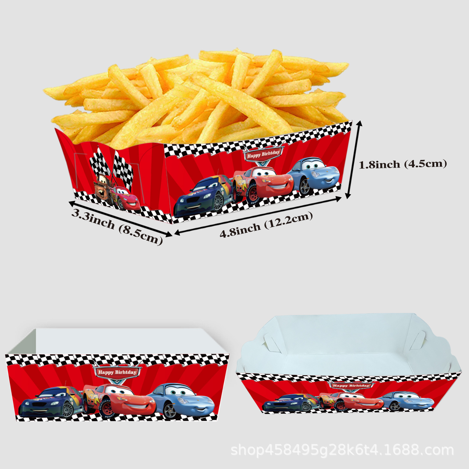 24 unids/set de bandejas de pa - Food Snacks For Kids Party reseña y precio