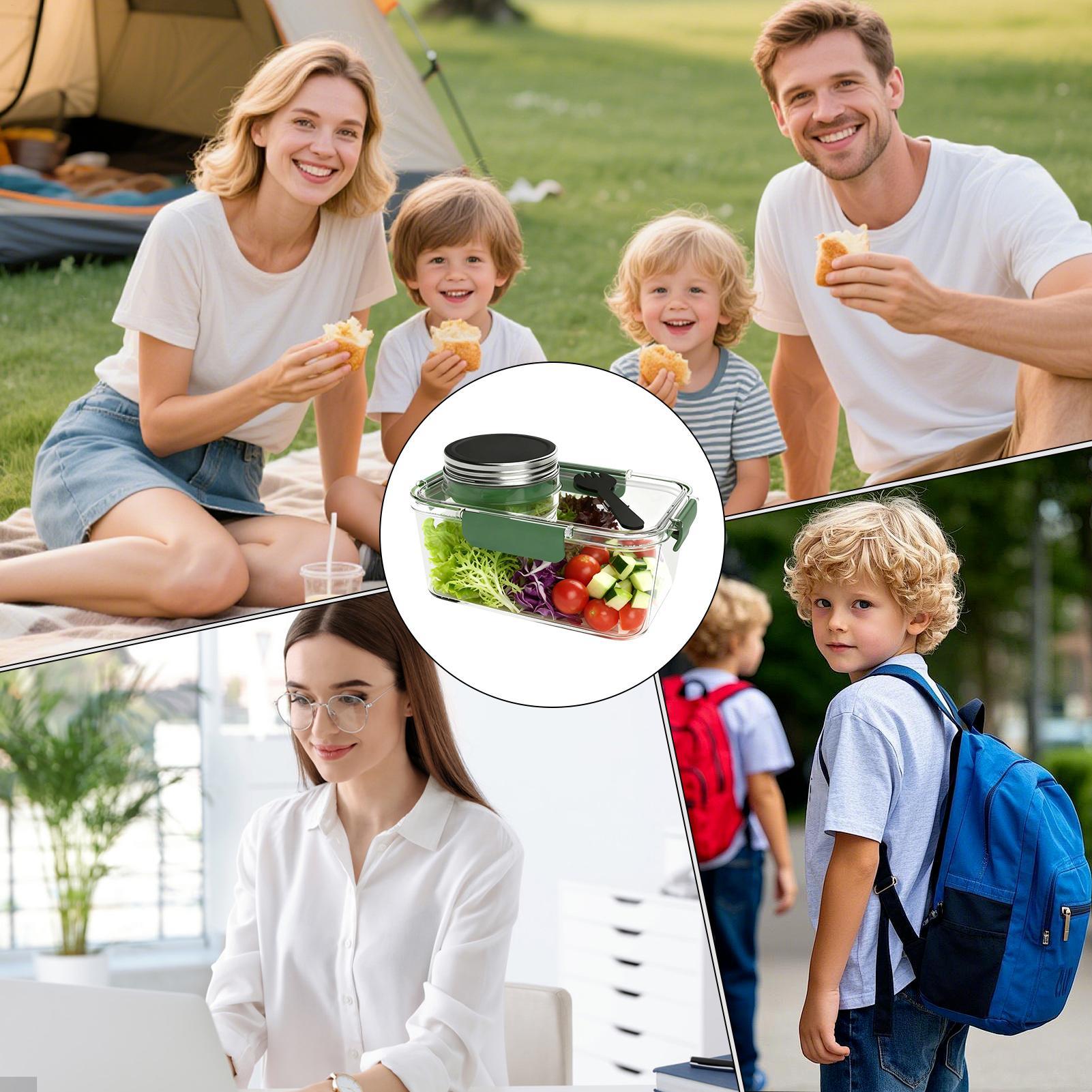 Contenedor de ensalada de 2,5  - Food Snacks For School reseña y precio