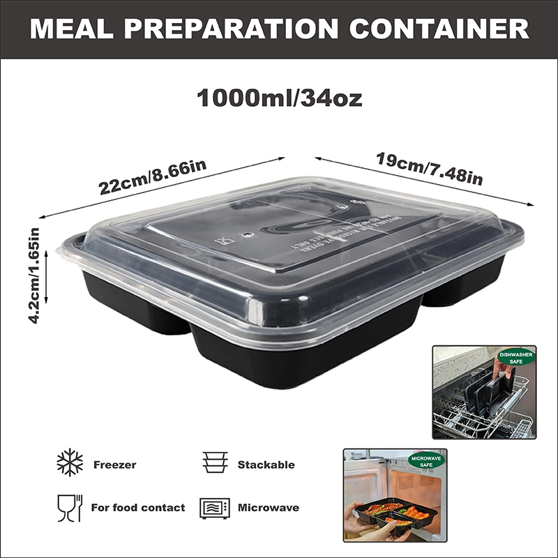 Contenedores para preparar com - Food Snacks For School reseña y precio